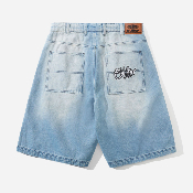 Butter Goods - Scribble Denim Shorts - Faded Light Blue