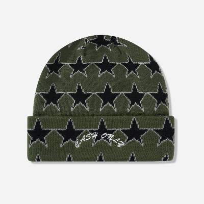 Cash Only - Star Beanie - Army