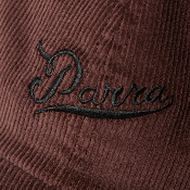 PARRA - FANCY 6 PANEL HAT - Dark Mahogany