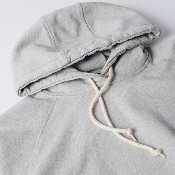 PARRA - LA CHAMBRE NUIT HOODED SWEATSHIRT - Heather Grey