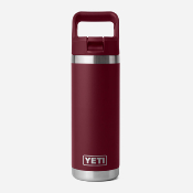 YETI - BOUTEILLE RAMBLER 18oz (532 ml) BOUCHON PAILLE - Wild Wine Red