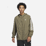 Adidas Skateboarding - Windbreaker - Strata Olive / White