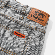 Butter Goods - Bark Camo Denim Jeans (BAGGY) - Black