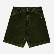 MAGENTA - DENIM LONG SHORT - Dyed Green Denim