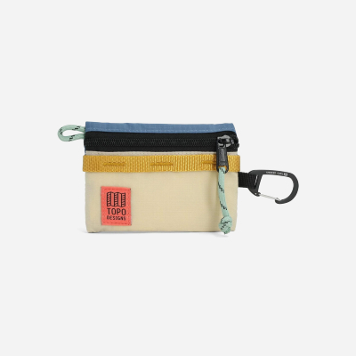 Topo Designs - Mountain Accessory Bag Micro - Stone Blue / Bone White