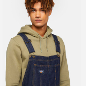 DICKIES - CLASSIC DENIM BIB - Rinsed