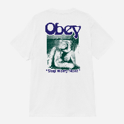 OBEY - STOP WORRY NOW - White