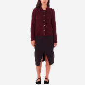 OBEY - W FORTUNE CARDIGAN - Wine