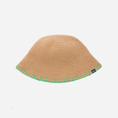 OBEY - JULIEN CROCHET BUCKET HAT - Tan