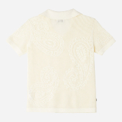 OBEY - BRIANA OPEN KNIT SHIRT - Unbleached