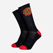 Santa Cruz - Youth Classic Check Dot Socks - White / Black