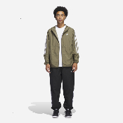 Adidas Skateboarding - Windbreaker - Strata Olive / White