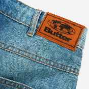 Butter Goods - Encounter Denim Shorts - Washed Slub Blue