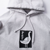 PARRA - THE RIDDLE HOODED SWEATSHIRT - Heather Grey