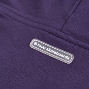 RAVE SKATEBOARDS - CORE LOGO HOODIE - Dark Purple