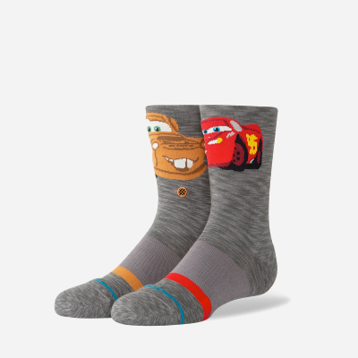 Stance x Disney Pixar - Kachow Kids Crew Sock - Dark Grey