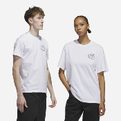 Adidas Skateboarding - Shmoofoil Stairs Tee - White / Black