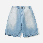 Butter Goods - Scribble Denim Shorts - Faded Light Blue