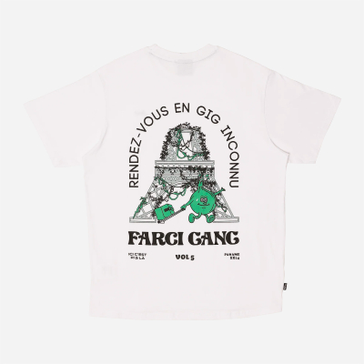 FARCI - GANG 5 TEE - White