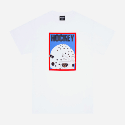 HOCKEY - HALF MASK SS TEE - White