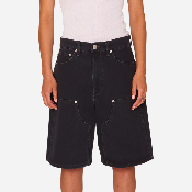 OBEY W - Shift Panel Short - Digital Black Faded Wash