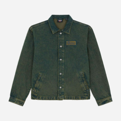 Dickies - LEWISTOWN DENIM JACKET - Green Tone Fade