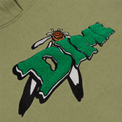 DIME - ENCINO CHENILLE HOODIE - Army green