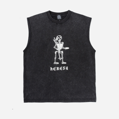 Heresy London - Skeleton Vest - Ash