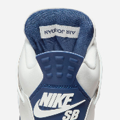 Nike SB - Air Jordan 4 - Summit White White Navy Neutral Grey