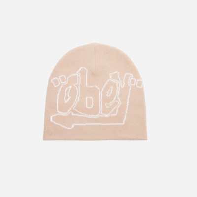 OBEY - QUOTE BEANIE - Silver Grey