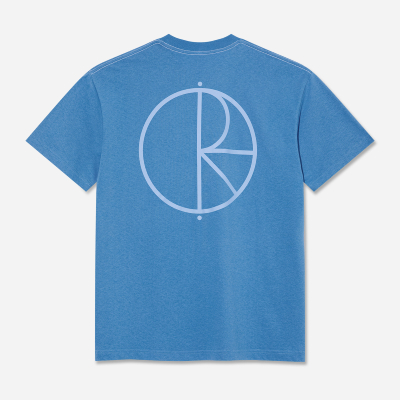 Polar - Stroke Logo Contrast Tee - French Blue