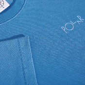 Polar - Stroke Logo Contrast Tee - French Blue