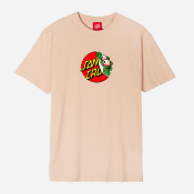 SANTA CRUZ - BEWARE DOT FRONT TEE - Oat