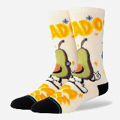 Stance - Food Stand Crew Sock - Canvas