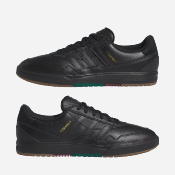 ADIDAS SKATEBOARDING - TYSHAWN II - Core Black Core Black Collegiate Green