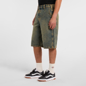 DICKIES - MADISON DENIM SHORT - Yellow Fade Indigo