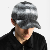 DIME - Shaggy Low Pro Cap - Black Plaid