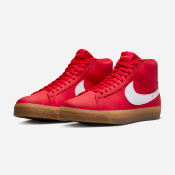 NIKE SB - ZOOM BLAZER MID ISO  - University Red White White