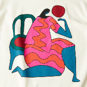 Parra - Face ball t-shirt - Off white