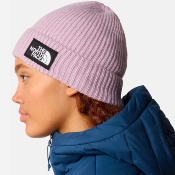 THE NORTH FACE - LOGO BOX CUFF BEANIE - Orchid Pink