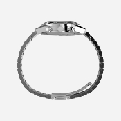 Timex - Q Timex Chronograph 40mm Stainless Steel Bracelet Watch - Stainless Steel / Stainless Steel